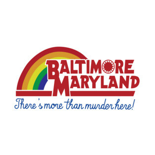 Baltimore Maryland - Reading rainbow T-Shirt
