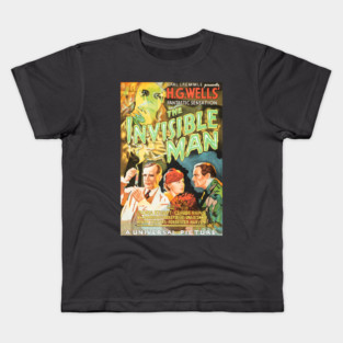 The Invisible Man Movie Poster Kids T-Shirt