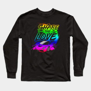 stephen sharer share the love rainbow Long Sleeve T-Shirt