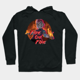 Nimona Movie (Fire On Fire) Hoodie