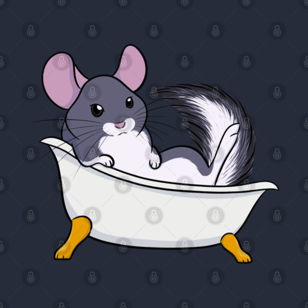 Chinchilla Bath by DeguArts