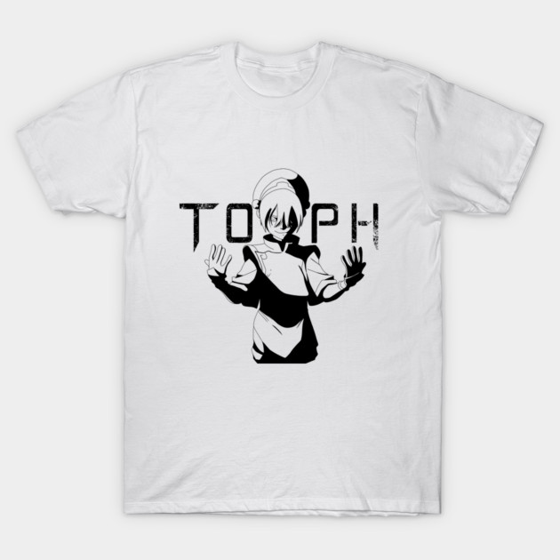 Avatar: The Last Airbender - Toph: Prodigy of Earthbending B&W T-Shirt by NotHamlet