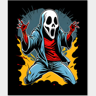 Ghostface Scream mask Posters and Art