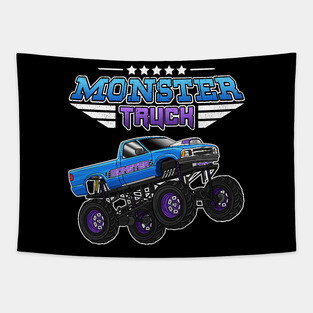 Monster Truck Tapestry
