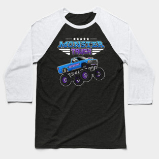 Monster Truck Baseball T-Shirt