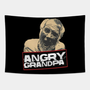 Angry Grandpa ver7 Tapestry
