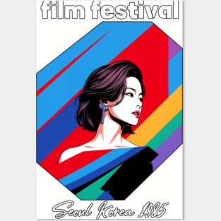 Seoul 1985 Korea Film Festival Posters and Art