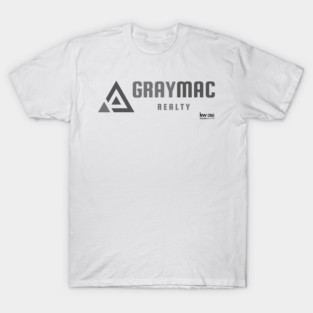 GrayMac Realty Gray/Dark Gray Logo T-Shirt