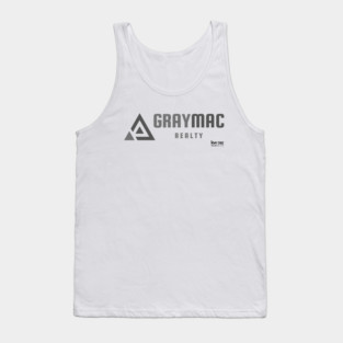 GrayMac Realty Gray/Dark Gray Logo Tank Top