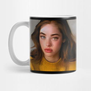 girl with heterochromia art Mug