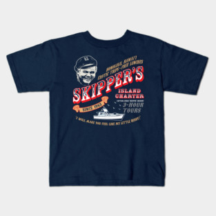 Skipper's Island Charter Gilligan's Island Kids T-Shirt