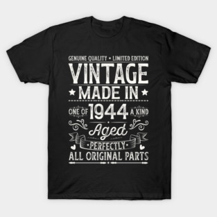 Vintage 1944 80th Birthday T-Shirt