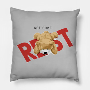 Teddy bear - Get some rest Pillow