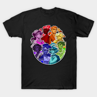 D20 Color Wheel T-Shirt