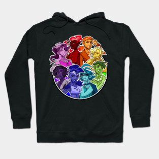 D20 Color Wheel Hoodie