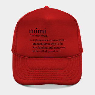mimi definition t shirt grandma shirt Hat