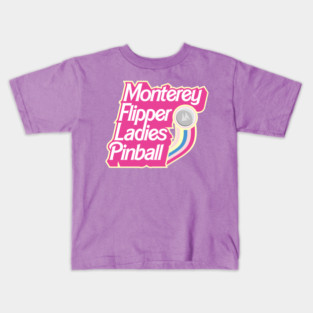 Monterey Flipper Ladies Pinball Doll Box Kids T-Shirt
