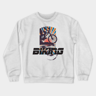 Biking Crewneck Sweatshirt