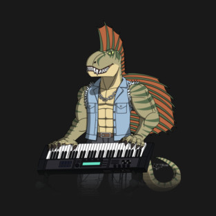 DINOMETAL - DIMETRODON (No Background) T-Shirt