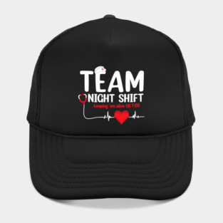 Funny Docter Nurse Life RN LPN CNA Healthcare Heartbeat Love Hat