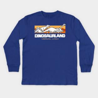 Dinosaurland Kids Long Sleeve T-Shirt