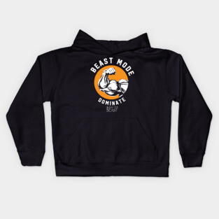 BEAST MODE ON Kids Hoodie