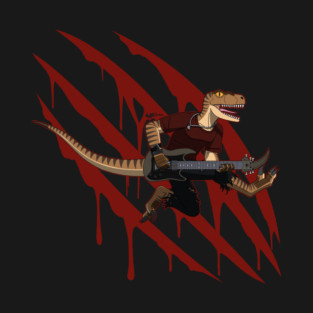 DINOMETAL - VELOCIRAPTOR T-Shirt