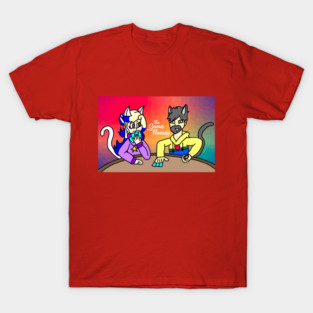 The Game Flames - Rainbow Background T-Shirt