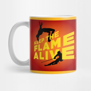 Keep the Flame Alive (TM) podcast logo Mug