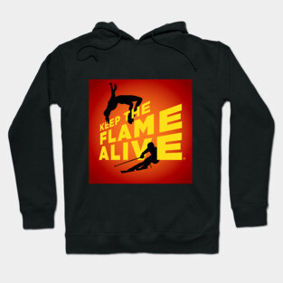Keep the Flame Alive (TM) podcast logo Hoodie