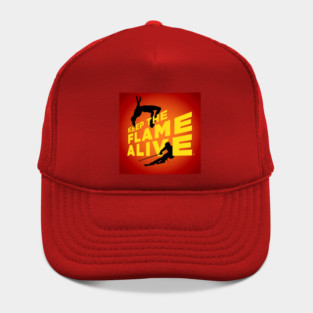 Keep the Flame Alive (TM) podcast logo Hat