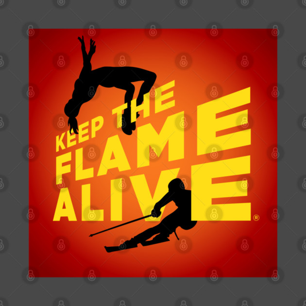 Keep the Flame Alive (TM) podcast logo by Keep the Flame Alive