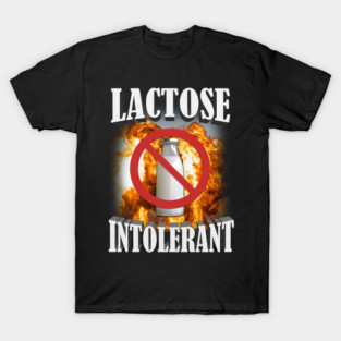Lactose Intolerant Shirt, Lactose Intolerant, Weird Shirt, Specific Shirt, Funny Shirt, Offensive Shirt, Funny Gift, Sarcastic Shirt, Ironic Shirt Meme Shirt T-Shirt