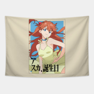 Asuka Langley - Neon Genesis Evangelion Tapestry