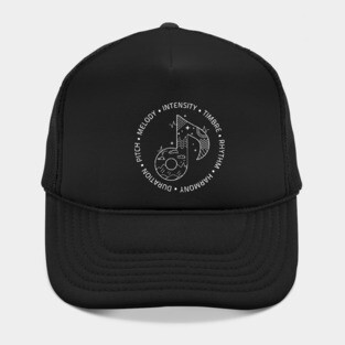 Music Is Life. Note Elements (Dark) Hat