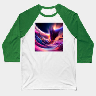 Dreamy Milky Way Baseball T-Shirt