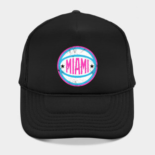 Miami Retro Ball - Vice White Hat