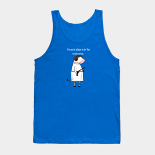 Leia Cow Tank Top