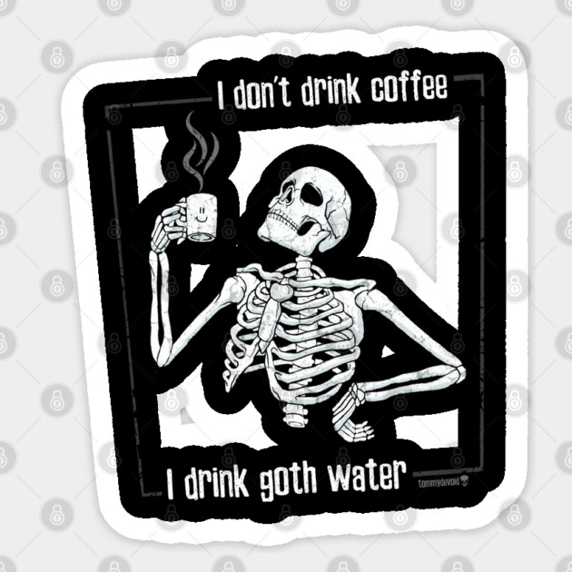 The Morning Ritual Sticker by Tommy Devoid