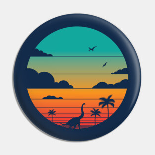Cretaceous Sunset Pin