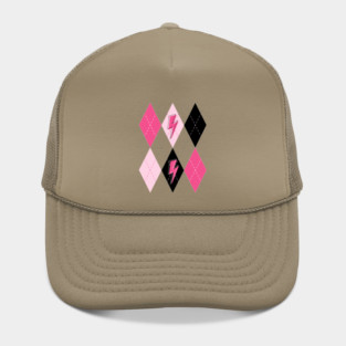 Preppy Pink Argyle Hat