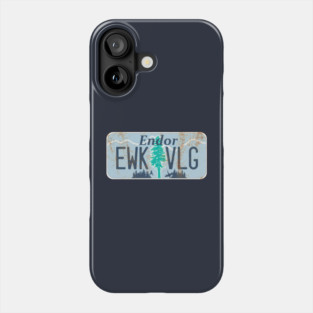 Endor License Plate Phone Case