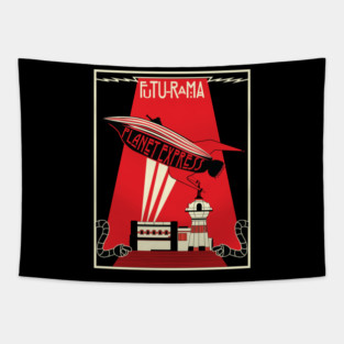 Futurama Mothership Tapestry