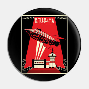 Futurama Mothership Pin