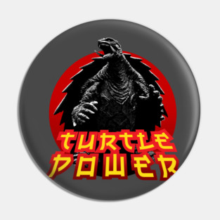 Gamera Turtle Power Pin