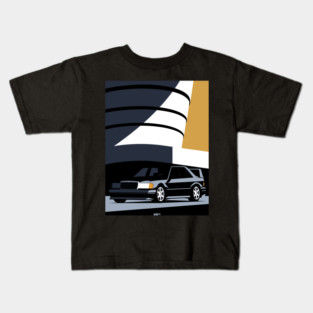 Merc 190E Evo II (Black) Kids T-Shirt
