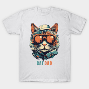 Cool Cat Dad T-Shirt
