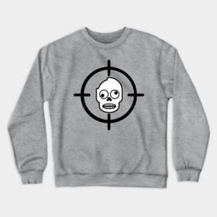 Zombie Target Practice Crewneck Sweatshirt