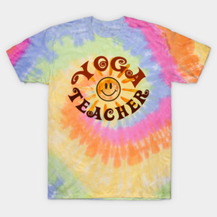 Yoga Teacher Happy Face Sunshine Gift T-Shirt