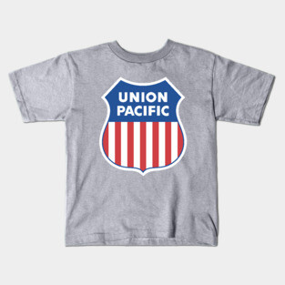 Union Pacific Railroad Proud Logo Kids T-Shirt